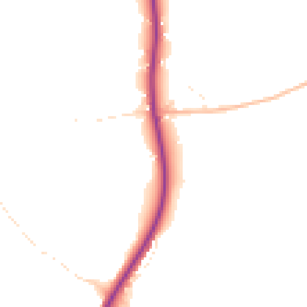 Daytime road noise heatmap for EX23 0DS