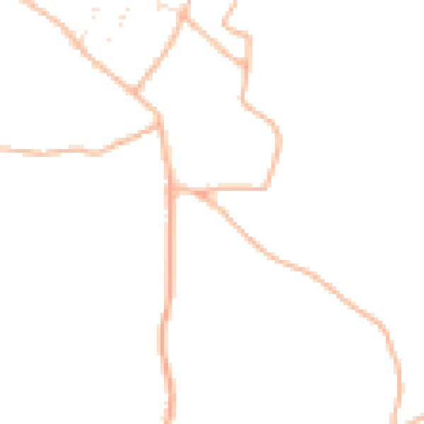 Daytime road noise heatmap for EX23 0JN