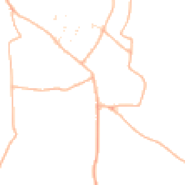 Daytime road noise heatmap for EX23 0LE
