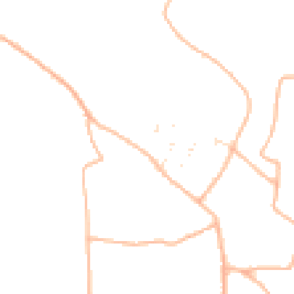 Daytime road noise heatmap for EX23 0PE