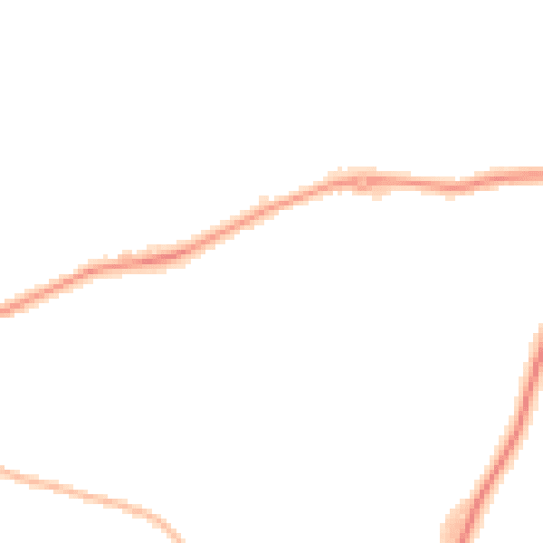 Night-time road noise heatmap for EX23 8AB