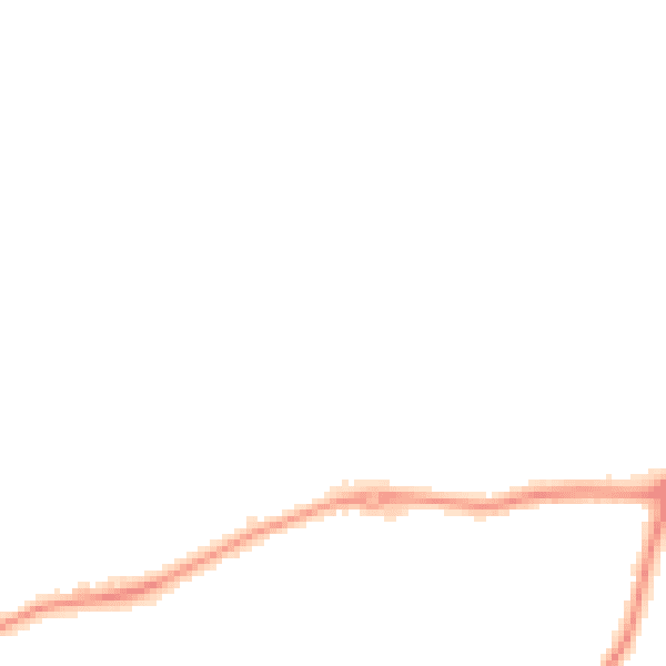 Night-time road noise heatmap for EX23 8DT
