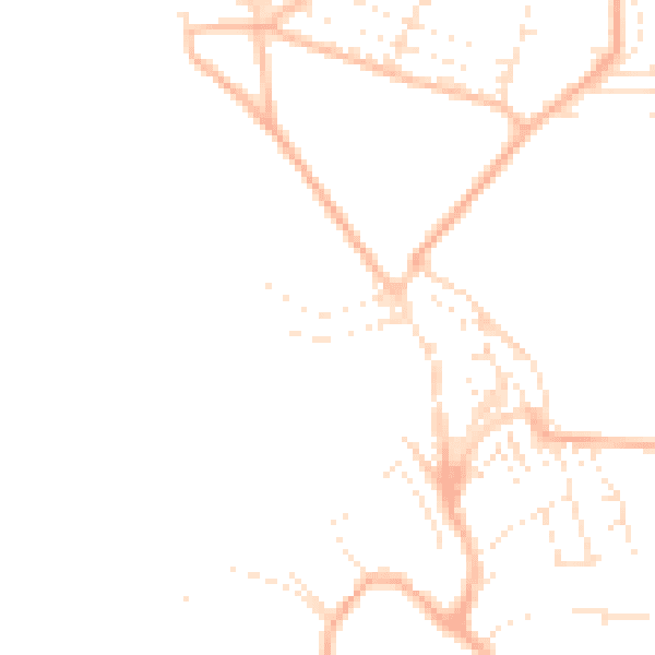 Daytime road noise heatmap for EX23 8HH