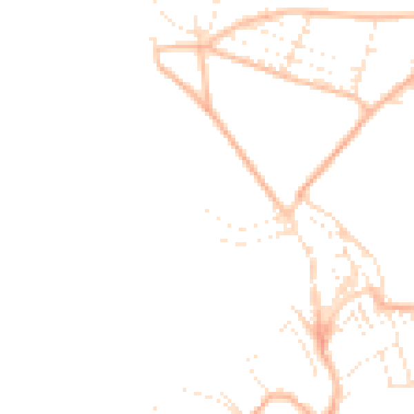 Daytime road noise heatmap for EX23 8ND