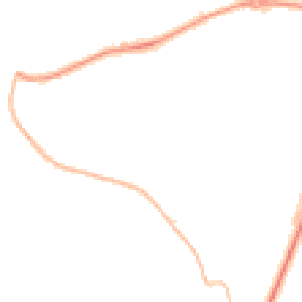 Night-time road noise heatmap for EX23 8TR