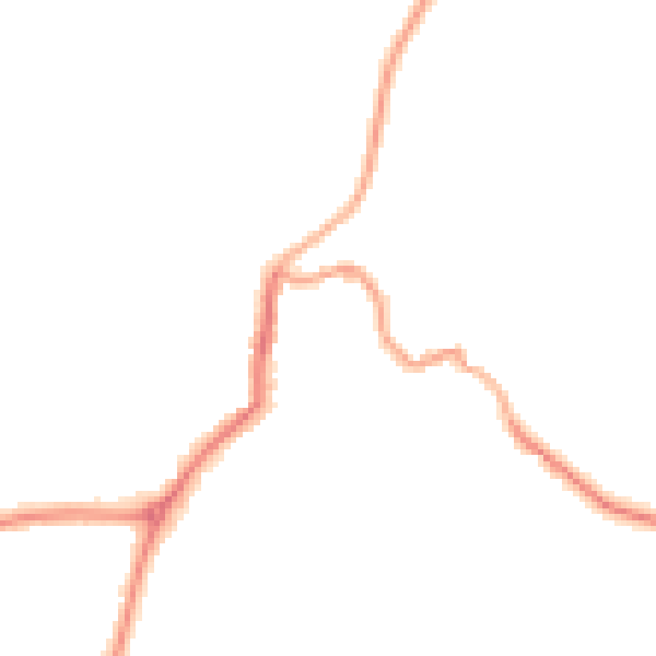 Night-time road noise heatmap for EX23 9BB