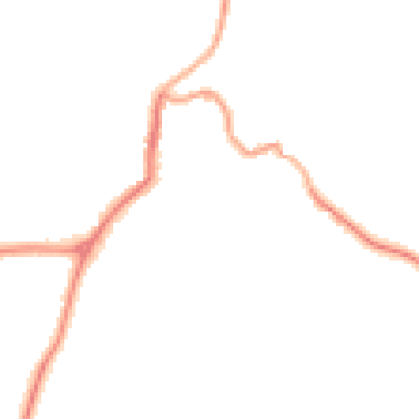 Night-time road noise heatmap for EX23 9BH