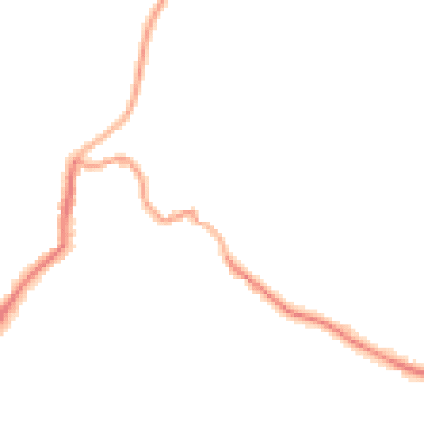Night-time road noise heatmap for EX23 9DB