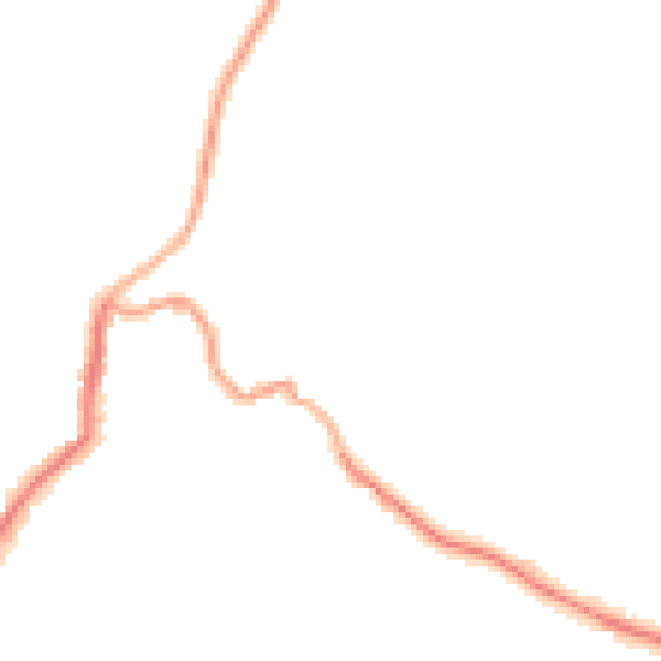 Night-time road noise heatmap for EX23 9DF