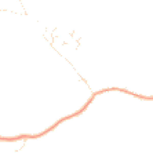 Daytime road noise heatmap for EX23 9EL