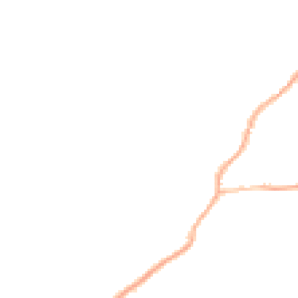 Night-time road noise heatmap for EX23 9FQ