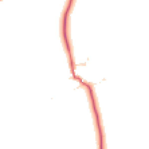 Daytime road noise heatmap for EX23 9LR
