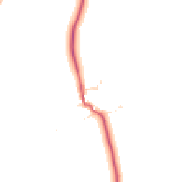 Daytime road noise heatmap for EX23 9LW