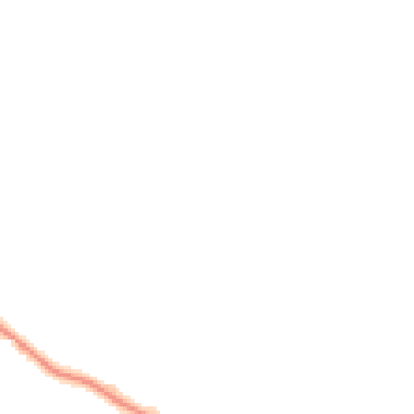 Night-time road noise heatmap for EX23 9NE