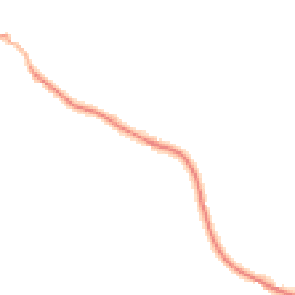 Night-time road noise heatmap for EX23 9NS