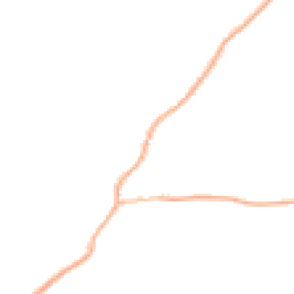 Night-time road noise heatmap for EX23 9QQ
