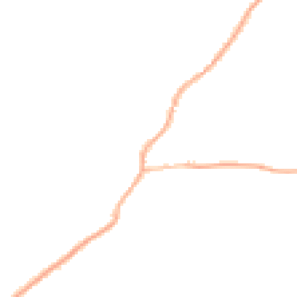 Night-time road noise heatmap for EX23 9QR