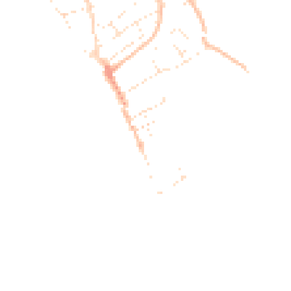 Daytime road noise heatmap for EX3 0AY