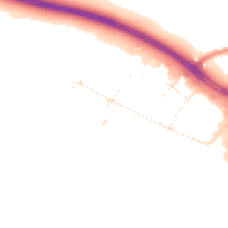 Daytime road noise heatmap for EX31 1AB