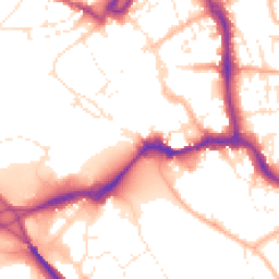 Daytime road noise heatmap for EX31 1AH