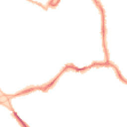 Night-time road noise heatmap for EX31 1AH