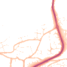 Daytime road noise heatmap for EX31 1AN