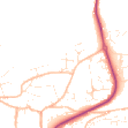 Daytime road noise heatmap for EX31 1AP