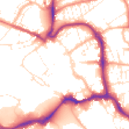Daytime road noise heatmap for EX31 1BX