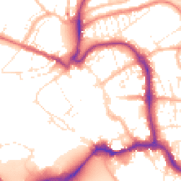 Daytime road noise heatmap for EX31 1DD