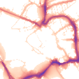 Daytime road noise heatmap for EX31 1DH