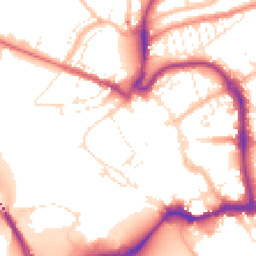 Daytime road noise heatmap for EX31 1DJ