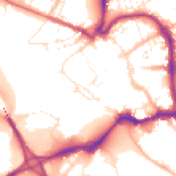 Daytime road noise heatmap for EX31 1DP