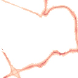 Night-time road noise heatmap for EX31 1DP