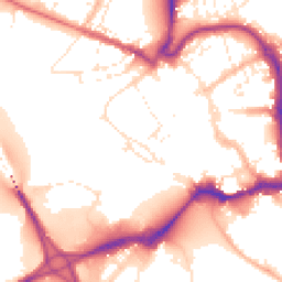 Daytime road noise heatmap for EX31 1DR