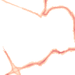Night-time road noise heatmap for EX31 1DR