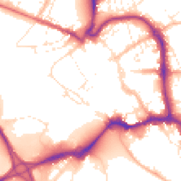 Daytime road noise heatmap for EX31 1EF