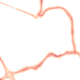 Night-time road noise heatmap for EX31 1EF