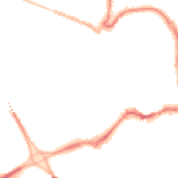 Night-time road noise heatmap for EX31 1ET