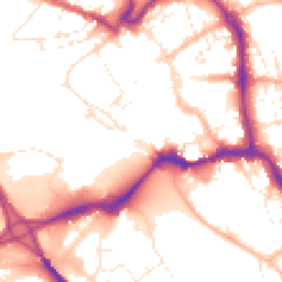 Daytime road noise heatmap for EX31 1EU