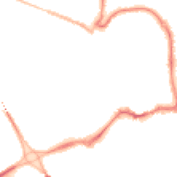 Night-time road noise heatmap for EX31 1EW