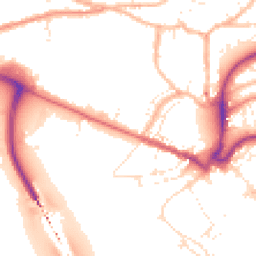 Daytime road noise heatmap for EX31 1GH