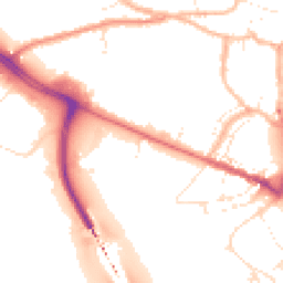 Daytime road noise heatmap for EX31 1GL
