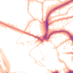 Daytime road noise heatmap for EX31 1GX