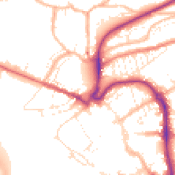 Daytime road noise heatmap for EX31 1GY