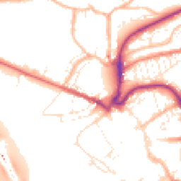 Daytime road noise heatmap for EX31 1GZ