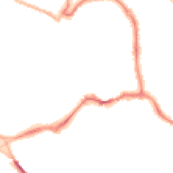 Night-time road noise heatmap for EX31 1HP