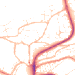 Daytime road noise heatmap for EX31 1PY