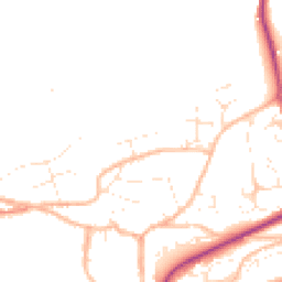 Daytime road noise heatmap for EX31 1QG