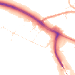 Daytime road noise heatmap for EX31 1QW