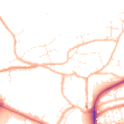 Daytime road noise heatmap for EX31 1RG